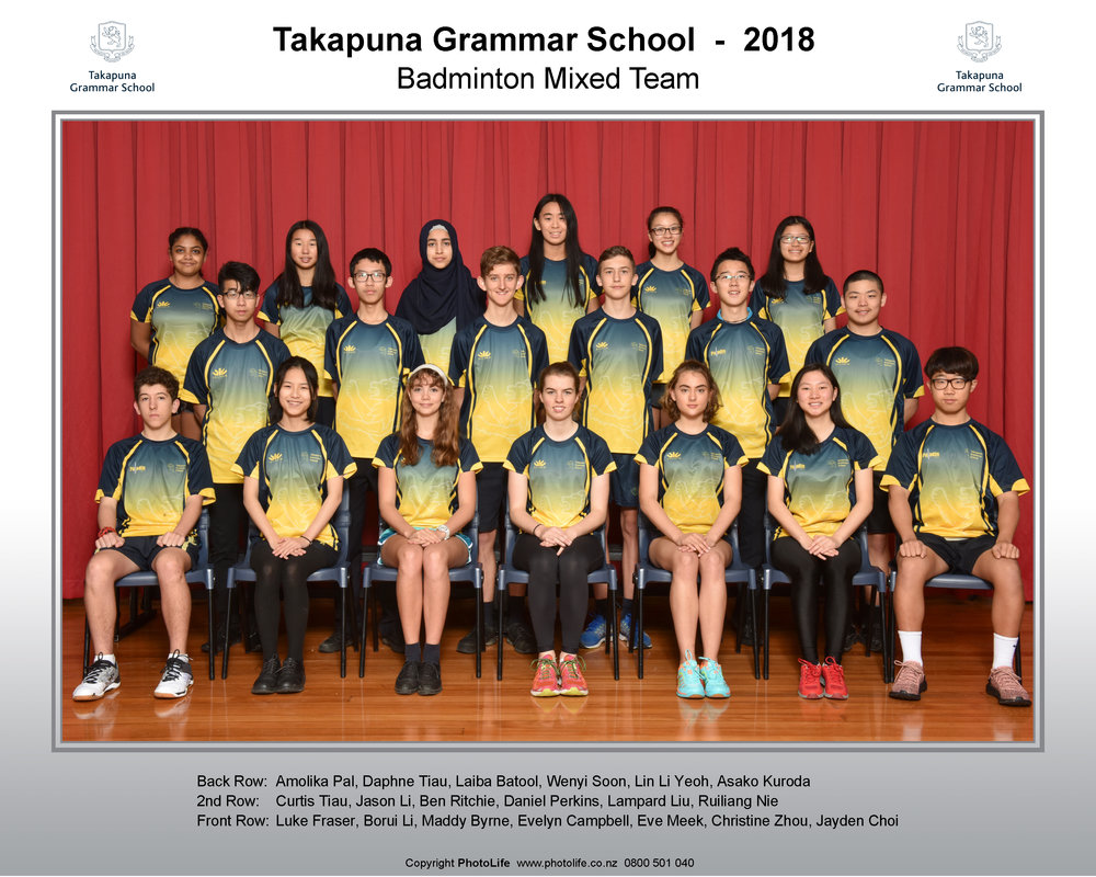 2018 Badminton Mixed Team
