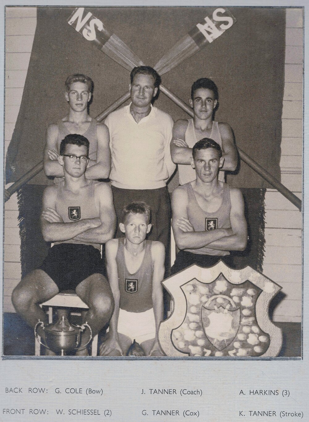 1960-61 TGS Senior Rowing Four