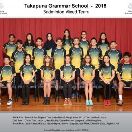 2018 Badminton Mixed Team