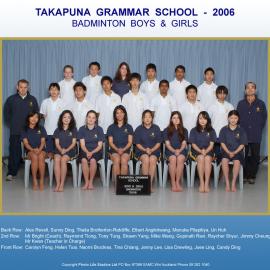 2006 Badminton Boys & Girls