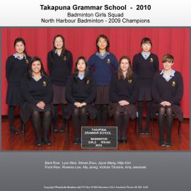 2010 Badminton Girls Squad