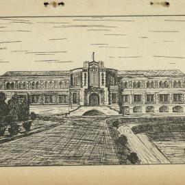 TGS Main Block Sketch from 1953 Mag