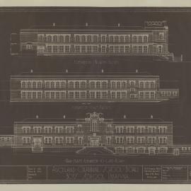 Original elevation drawings - Main Block