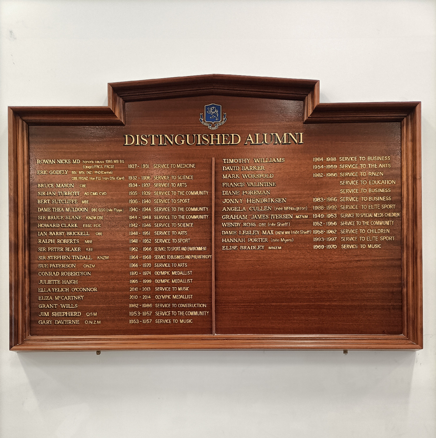 Distinguished Alumni